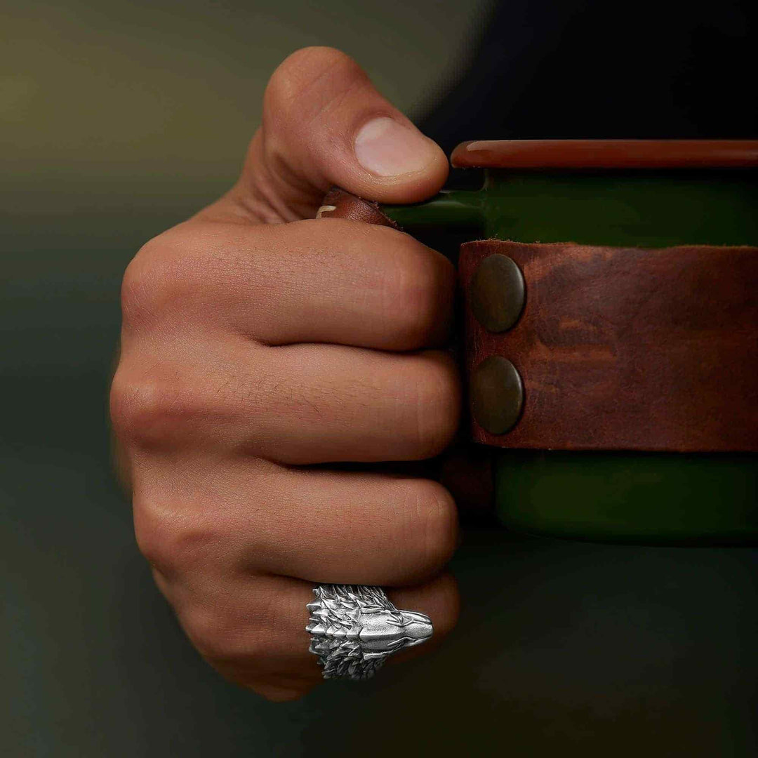 Game Of Thrones Stark Wolf Ring