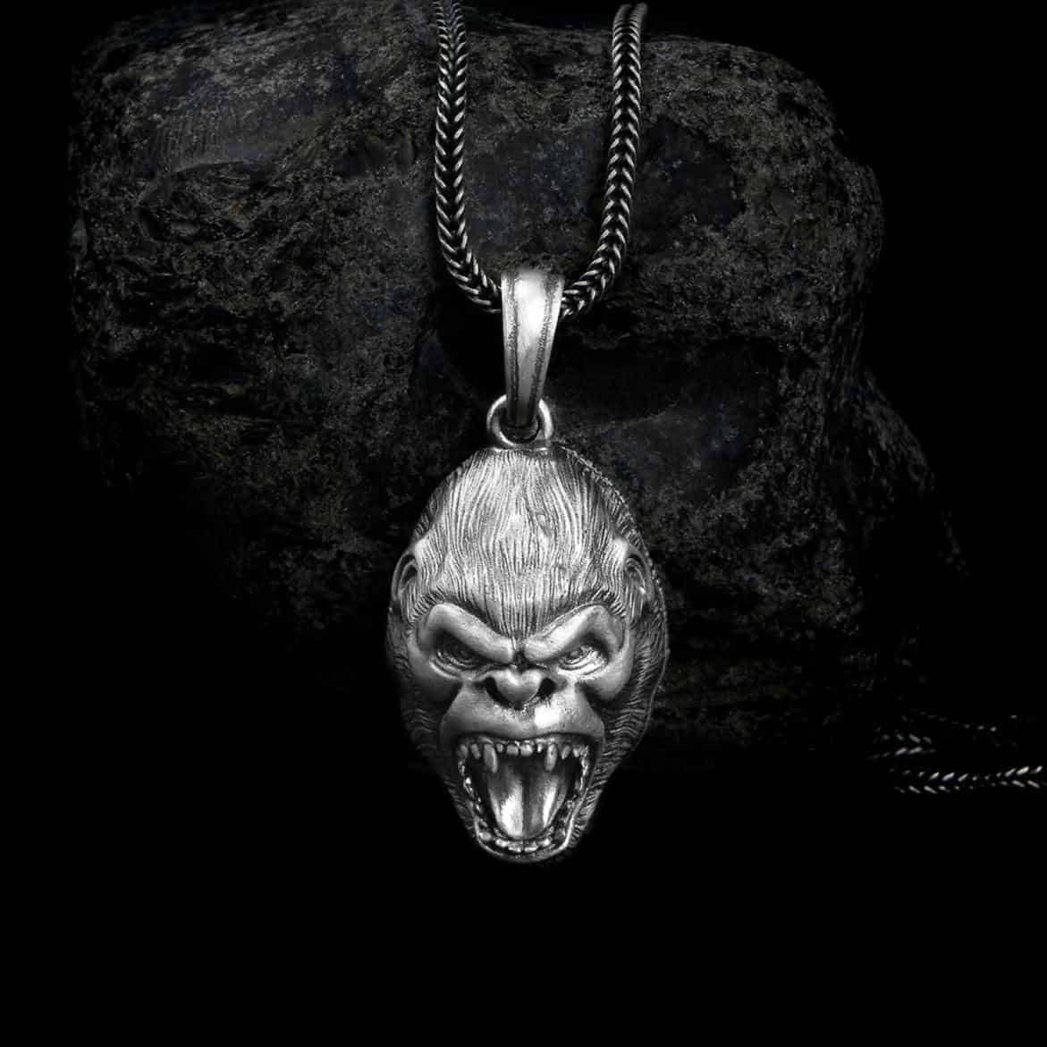 Gorilla Necklace Pendant