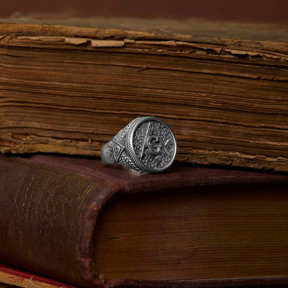 Master Mason Symbol Ring