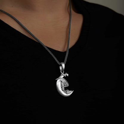 Moon Dragon Necklace