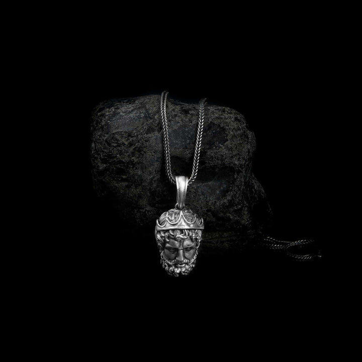 Poseidon Head Necklace