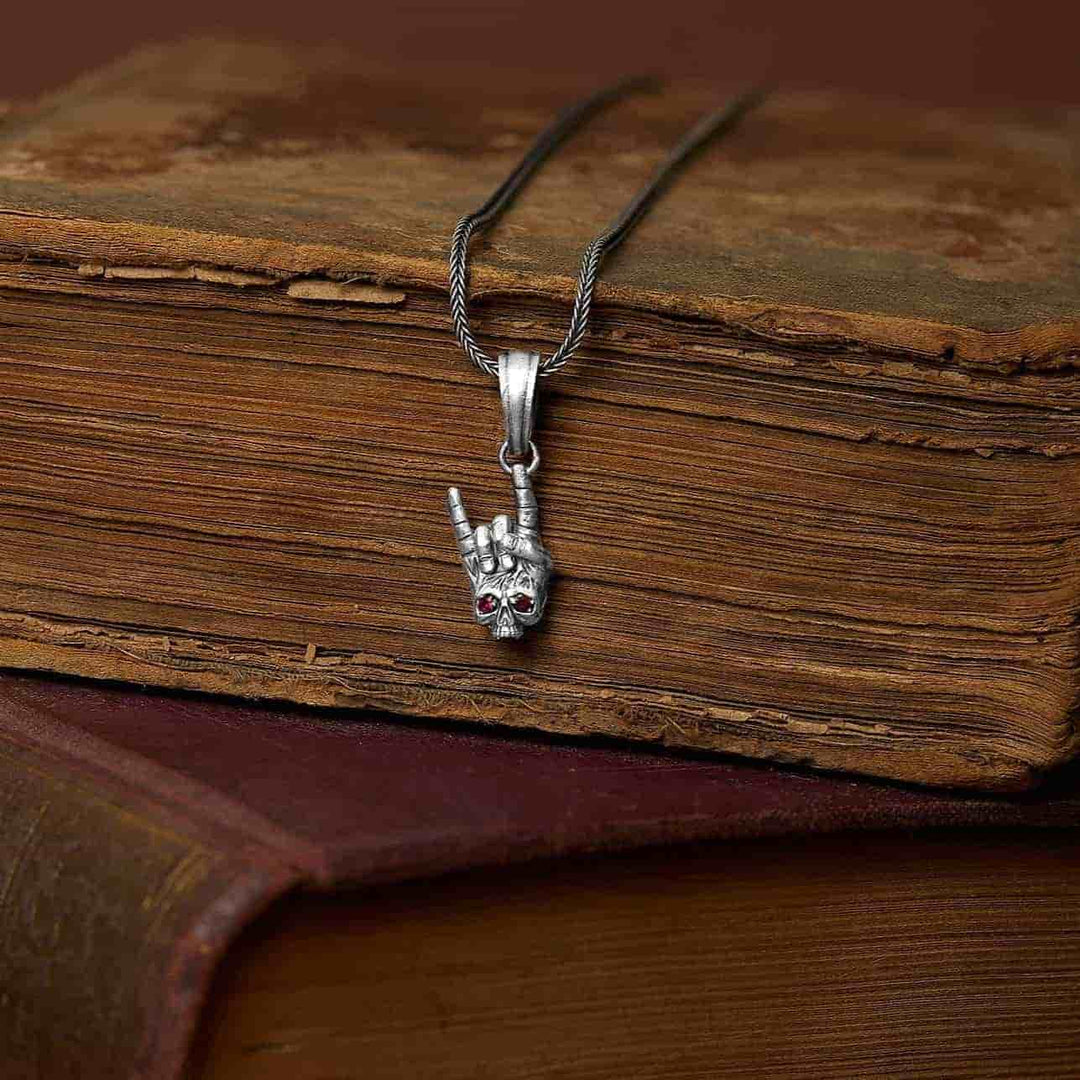Rock Skull Necklace