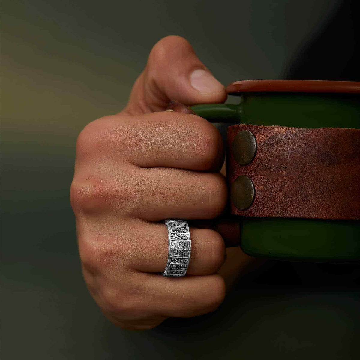 Saint Archangel Band Ring v3