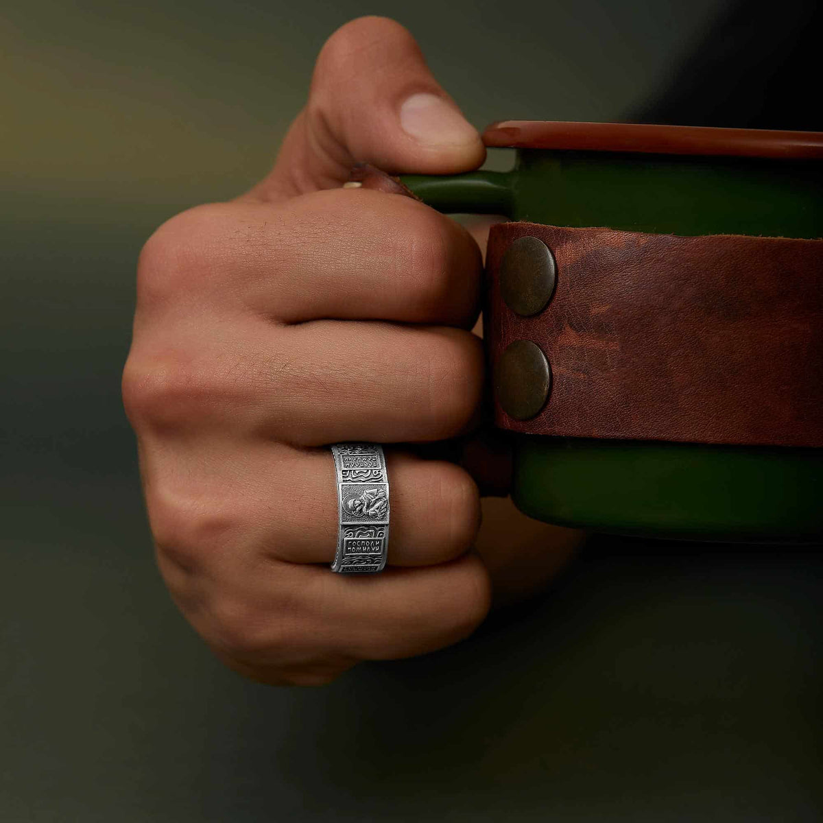 Saint Archangel Band Ring v2
