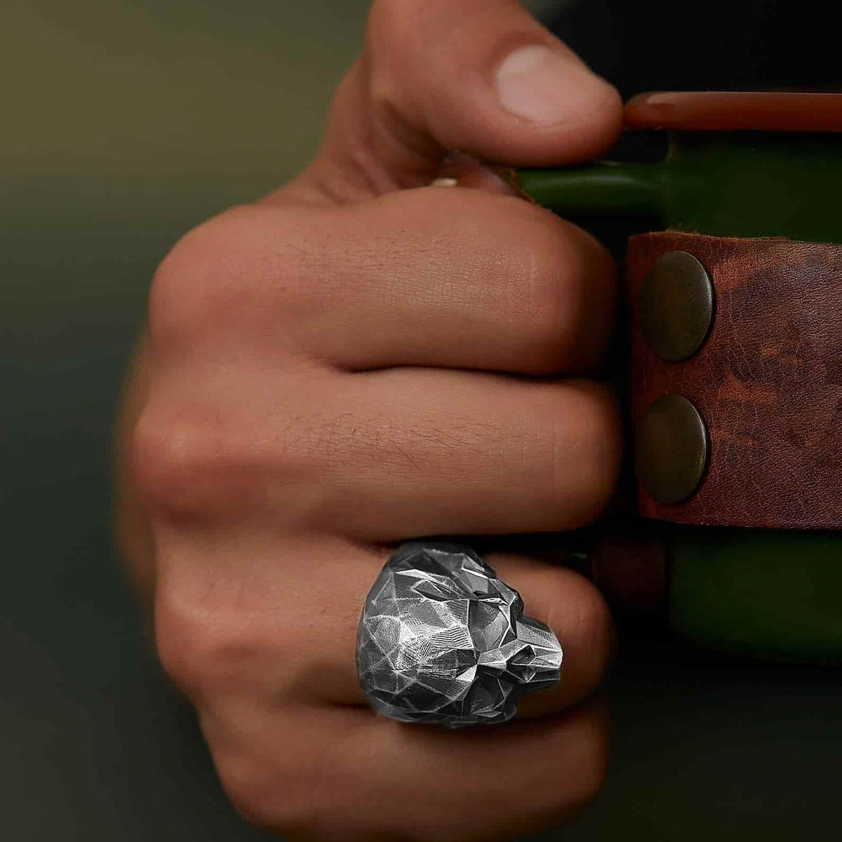 Signet Skull Ring