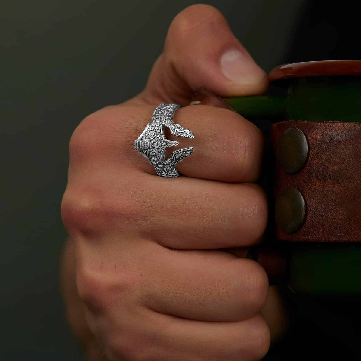 Spartan Helmet Ring