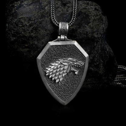Stark Wolf Necklace