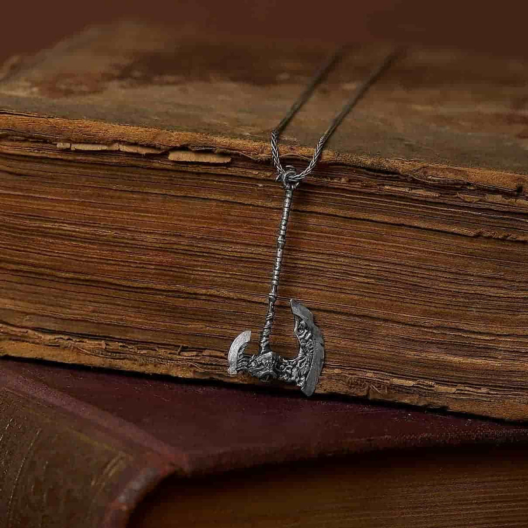Worn Axe Necklace
