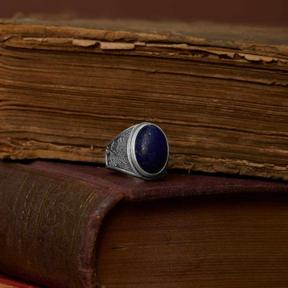 Tree Of Life Lapis Ring