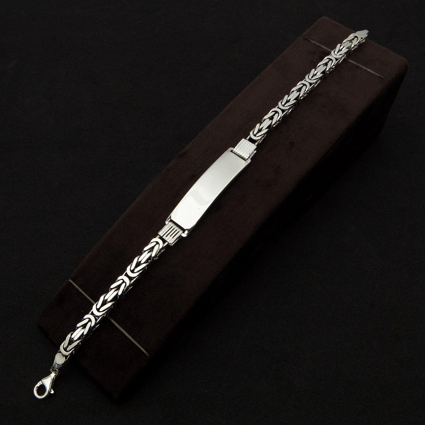 Custom King Square Chain Bracelet