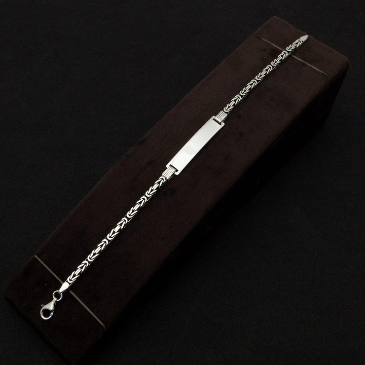 Custom King Square Chain Bracelet