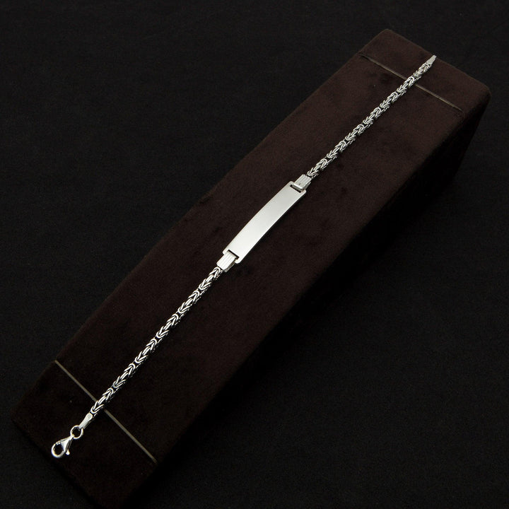 Custom King Square Chain Bracelet