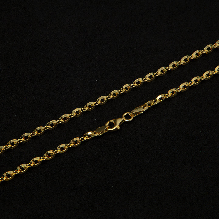 Gold-Plated Anchor Chain closer look