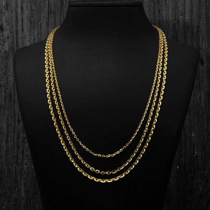 Gold Anchor Chain Necklace