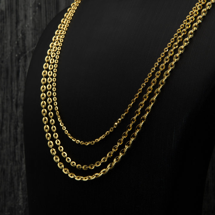 Gold Anchor Chain Necklace