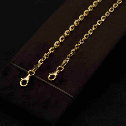 Gold Anchor Chain Bracelet