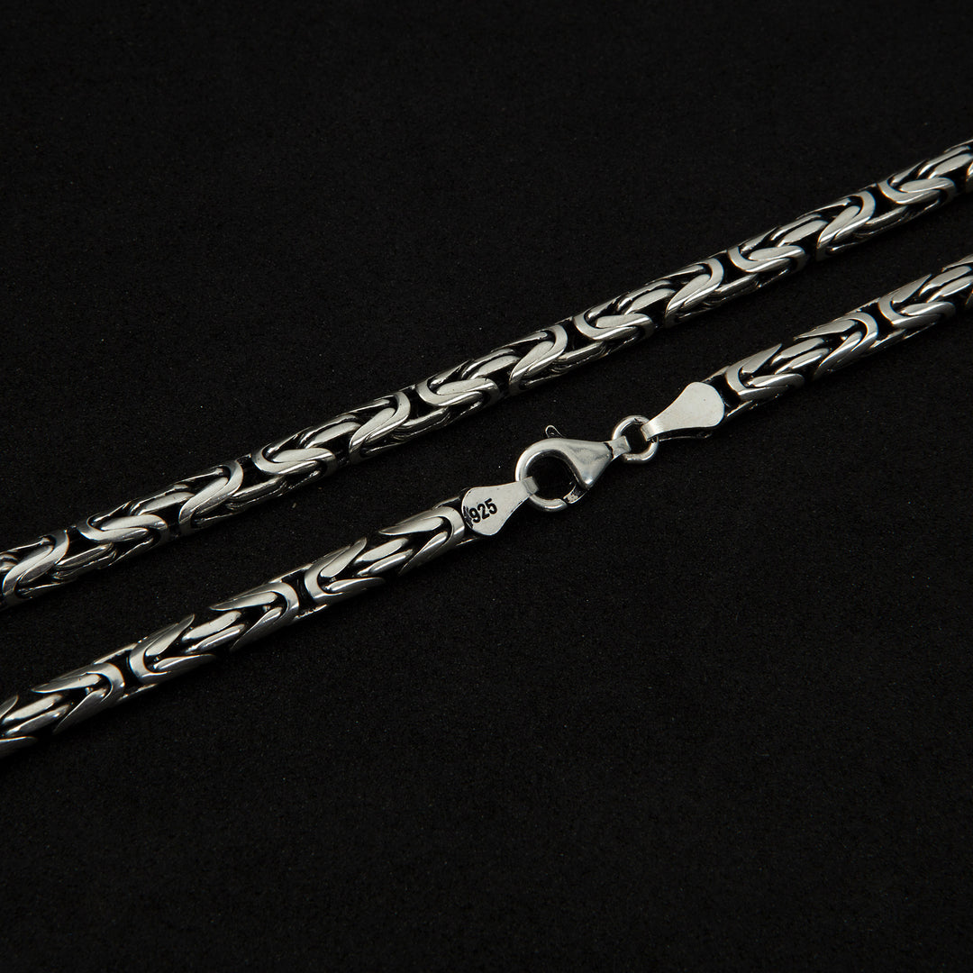 Bali Byzantine Chain Bracelet closer look