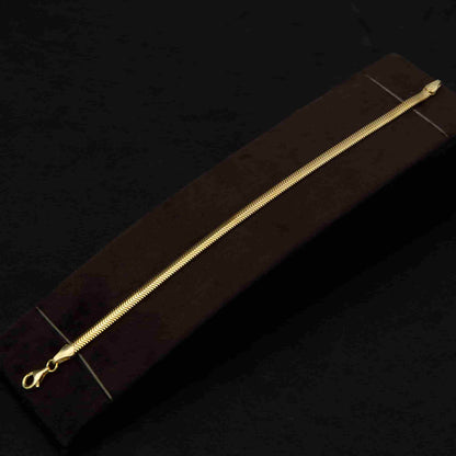 Gold Herringbone Bracelet