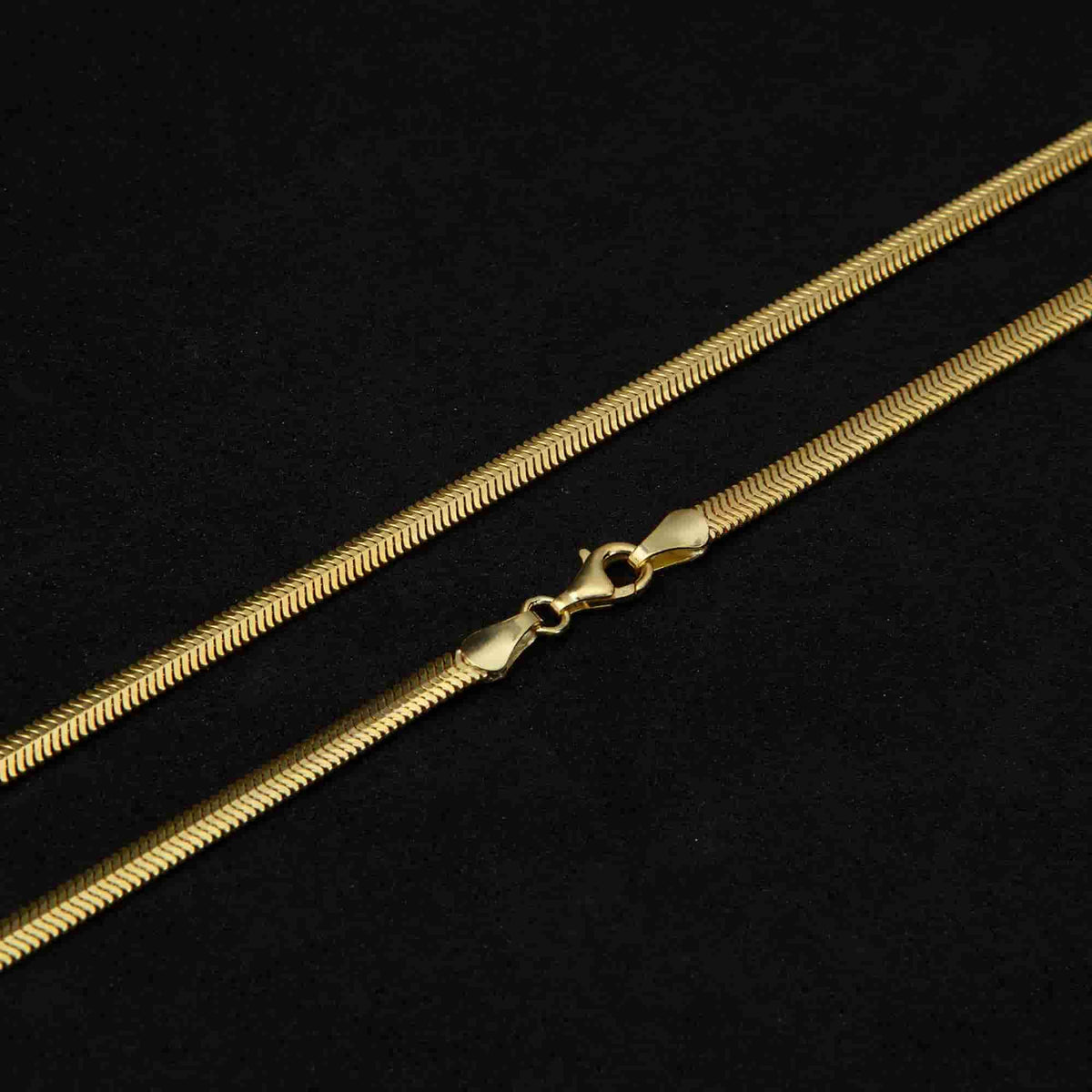 Gold Herringbone Bracelet