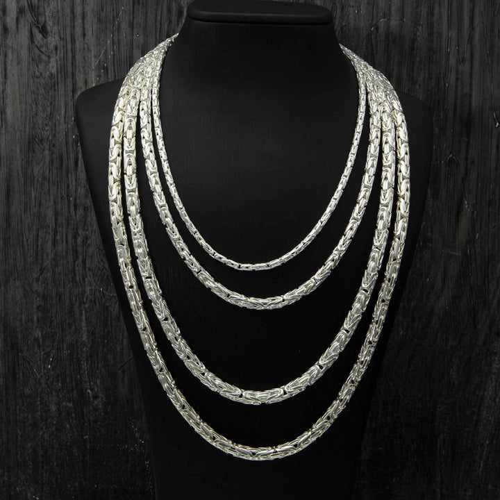 Round Byzantine Chain Necklace