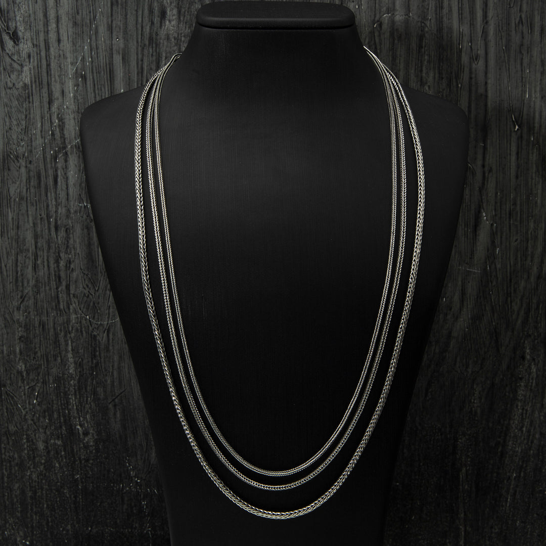 Foxtail Chain Necklace different sizes