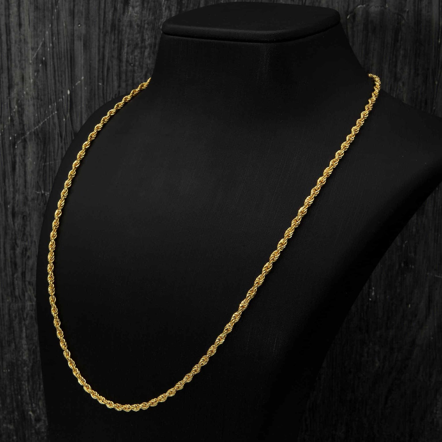 Rope Chain Gold Necklace