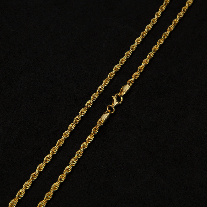 Rope Chain Necklace closer look