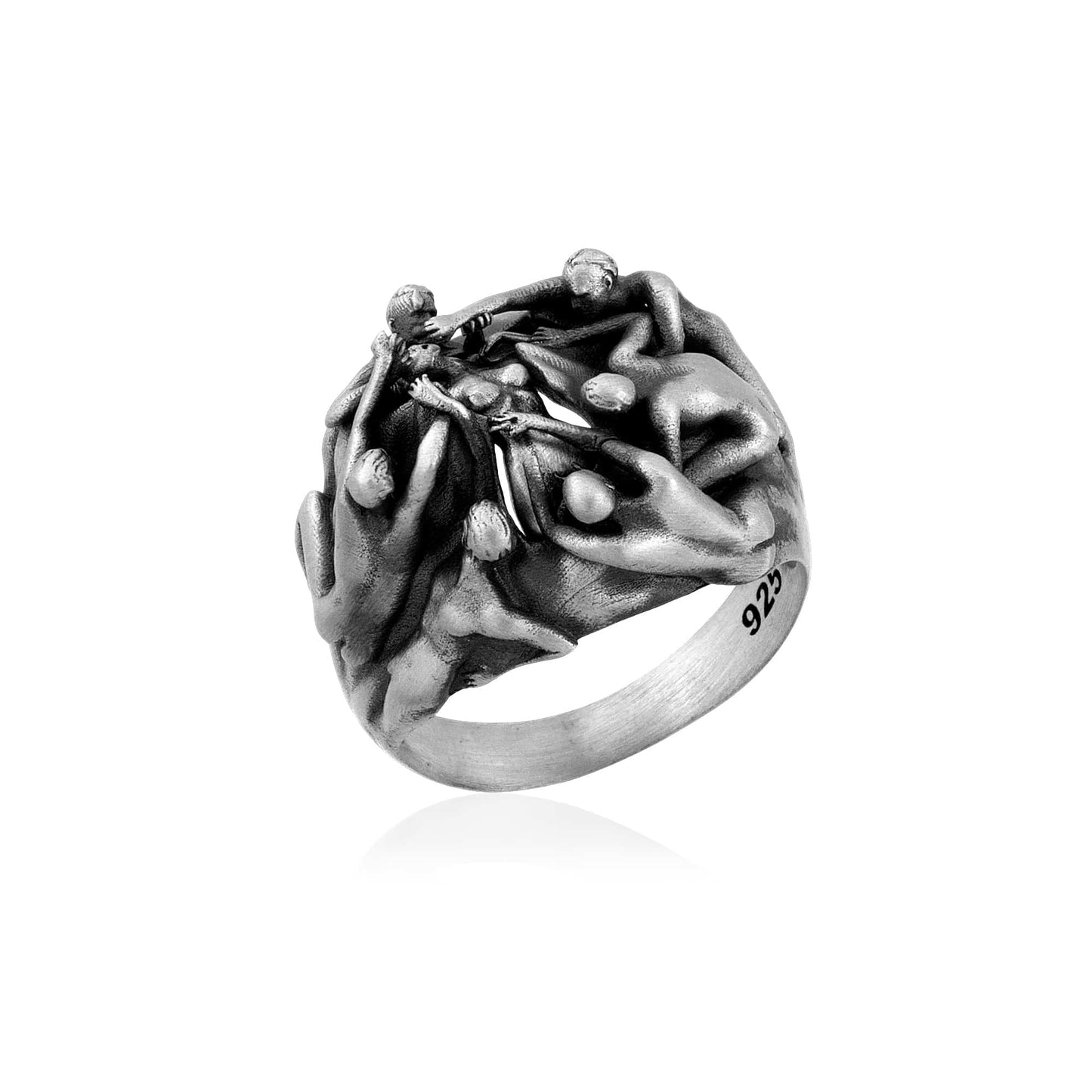 Writhing Figures Ring