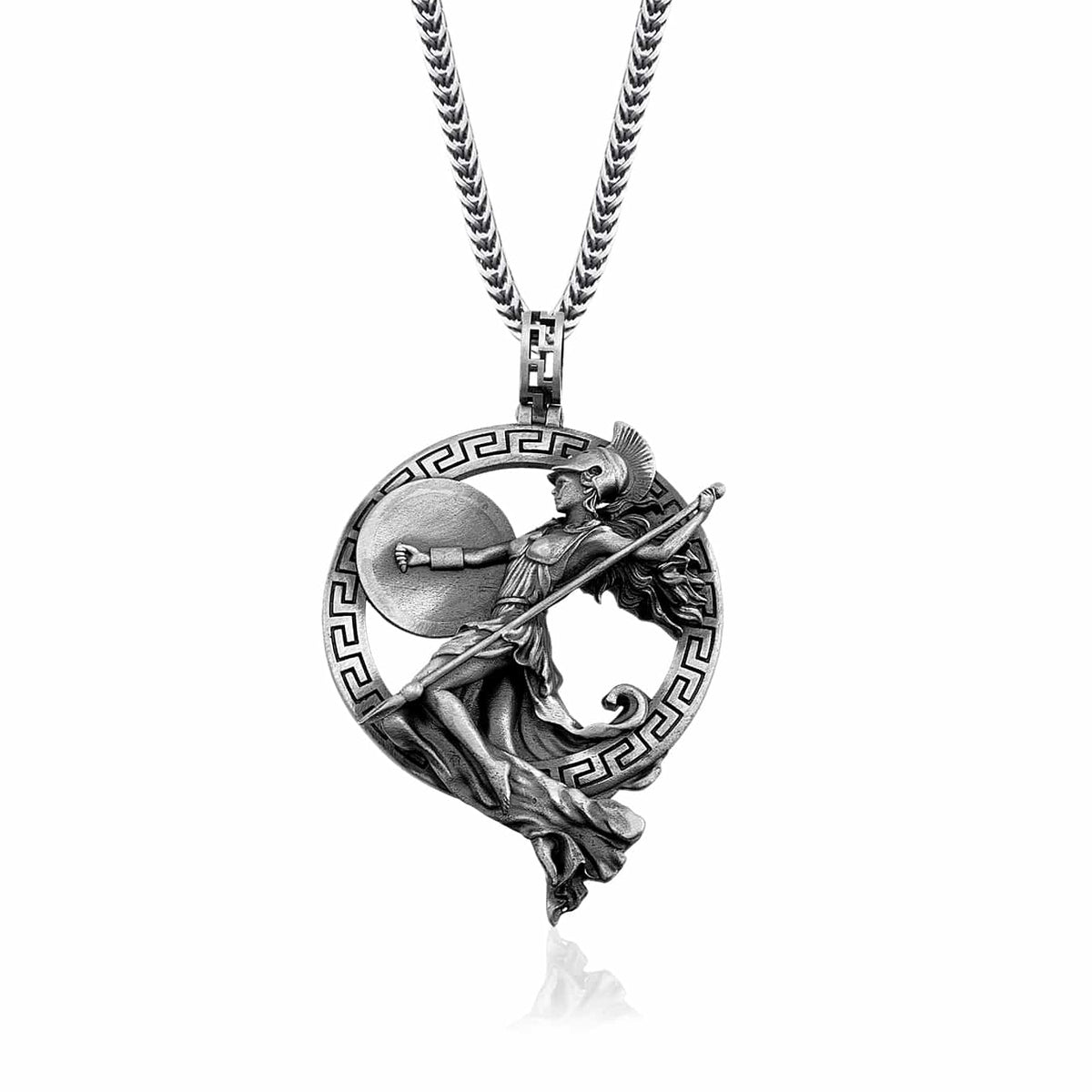 Greek Athena Pendant Necklace
