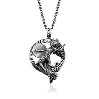 Greek Athena Pendant Necklace