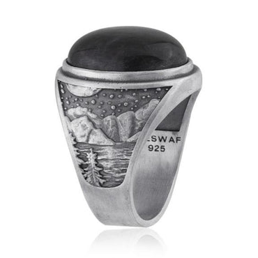 925 Sterling Silver Oxidized