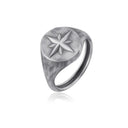 North Star Compass Ring top view
