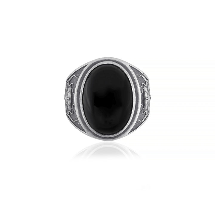 Pirate Octopus Onyx Ring