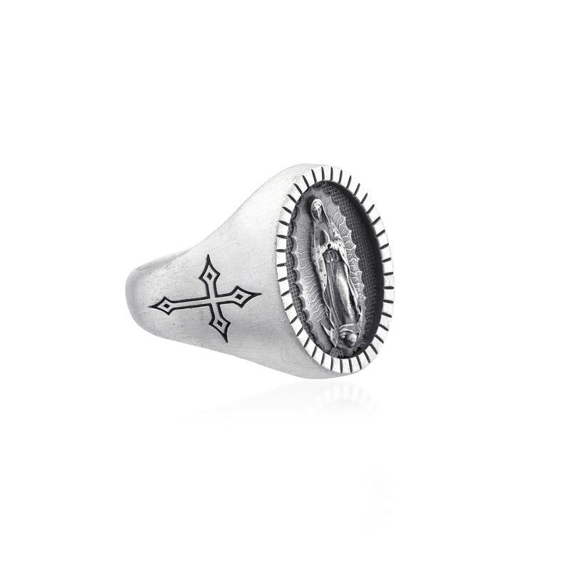 Our Lady Of Guadalupe Ring side view
