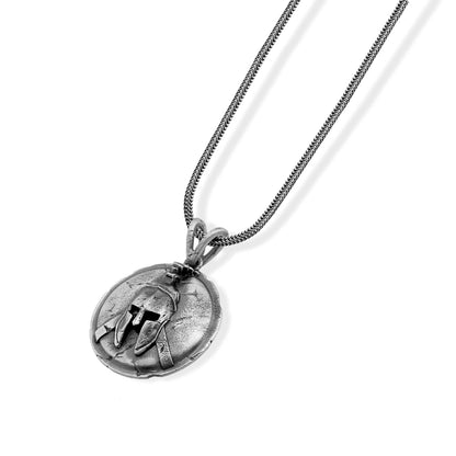 Spartan Helmet Necklace