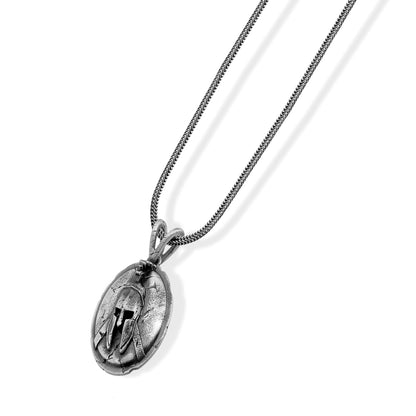 Spartan Helmet Necklace