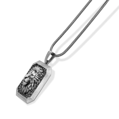 Lion Face Necklace