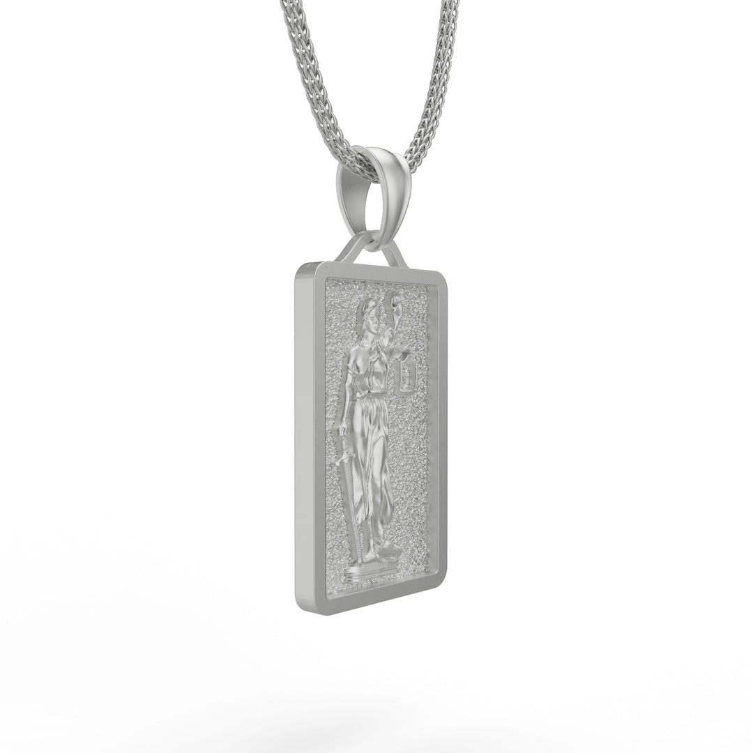 Lady Scale Of Justice Necklace