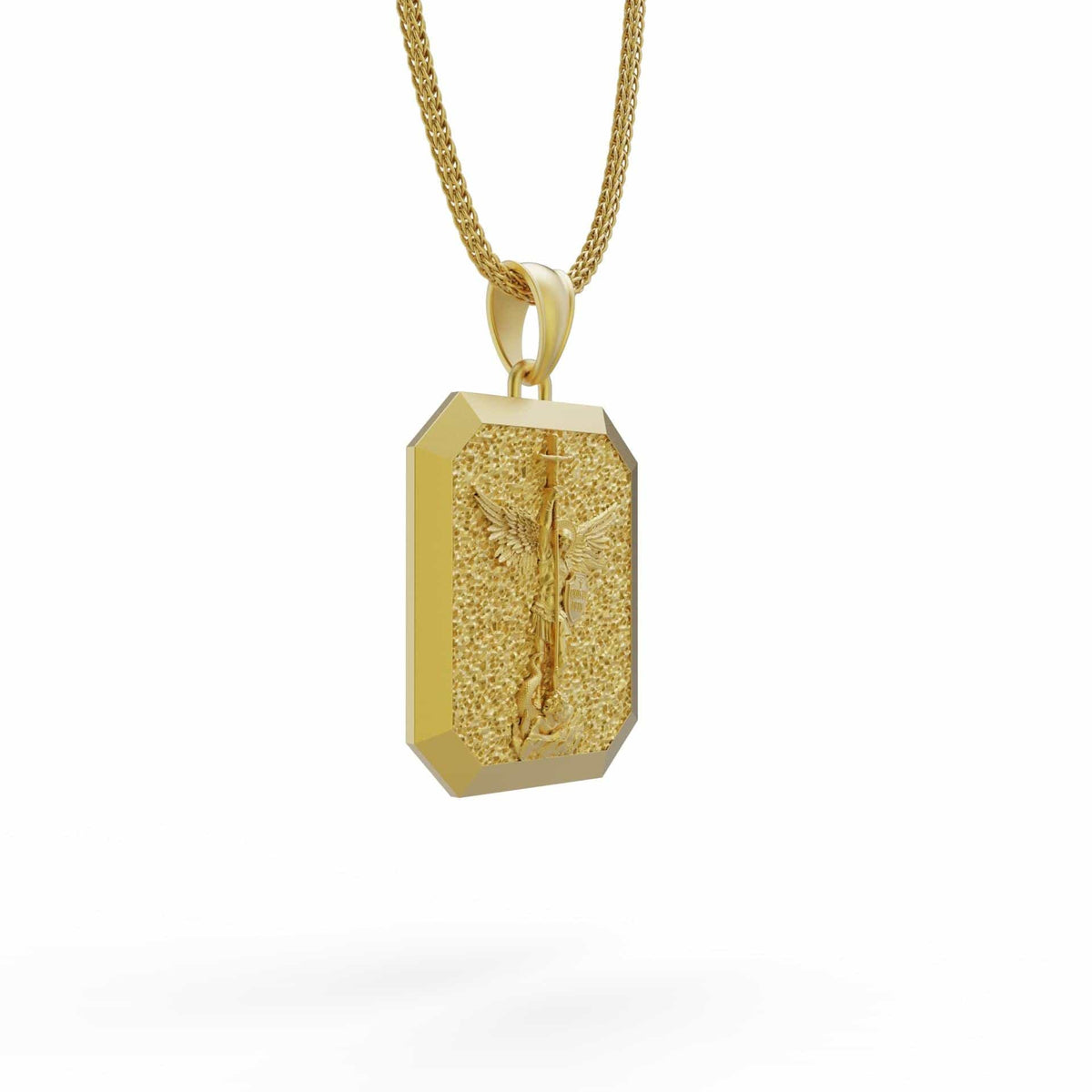 Saint Michael Shield Necklace