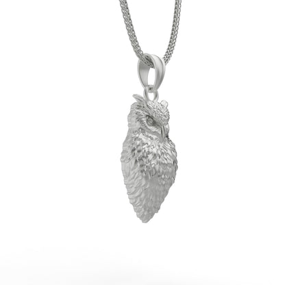 Angry Owl Necklace