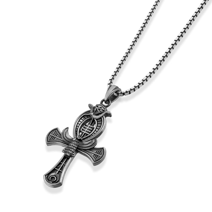 Ankh With Horus Eye Necklace