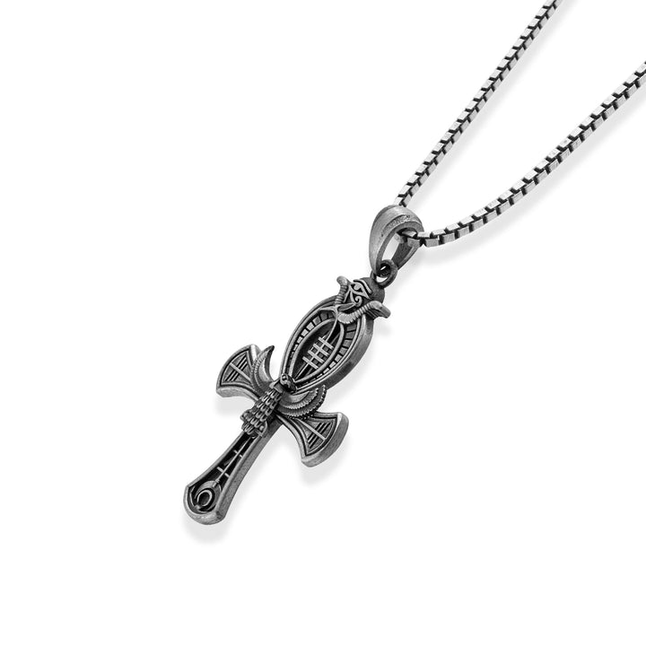 Ankh With Horus Eye Necklace