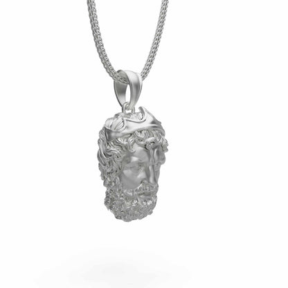 Poseidon Head Necklace