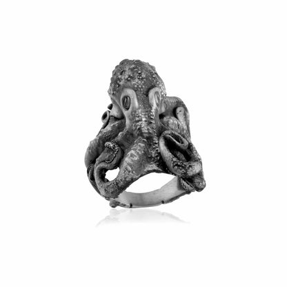 Abyssal Sovereign Octopus Ring