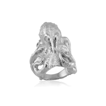 Abyssal Sovereign Octopus Ring