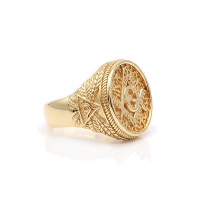 Master Mason Symbol Ring