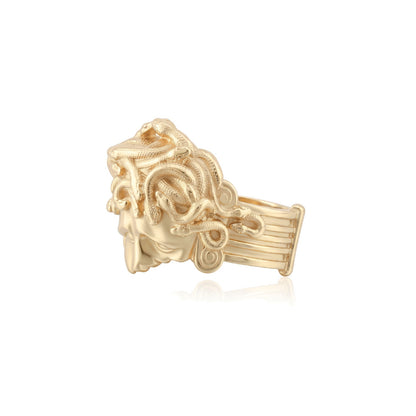 Wounded Medusa Greek Ring