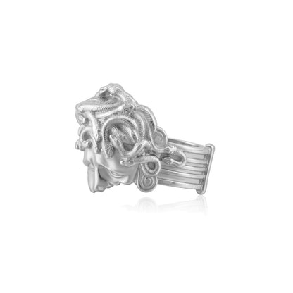 Wounded Medusa Greek Ring