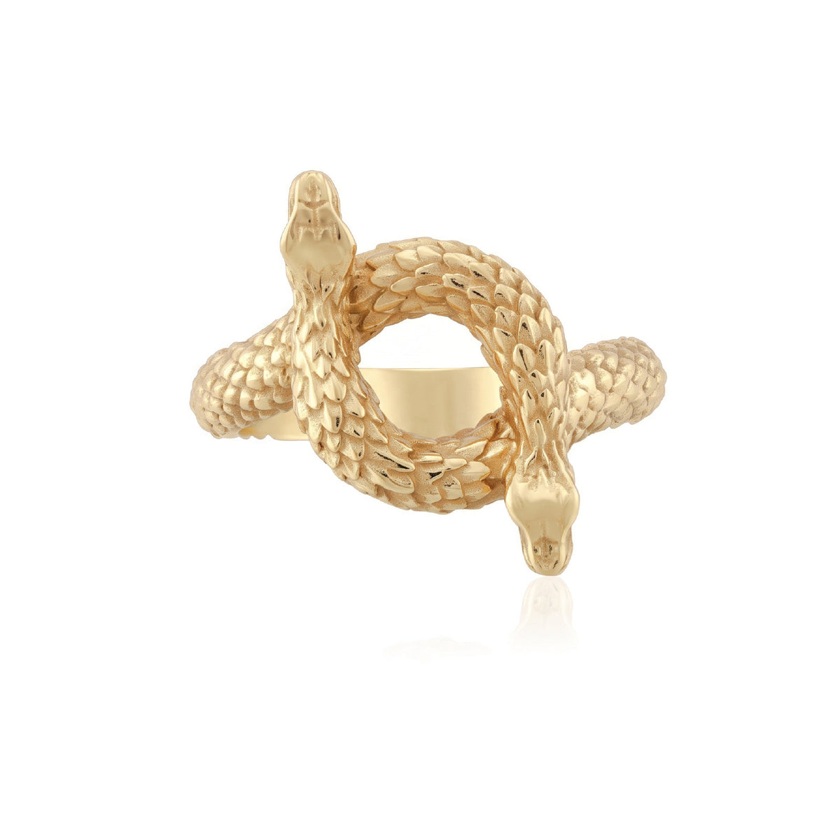Two-Headed Snake Ring