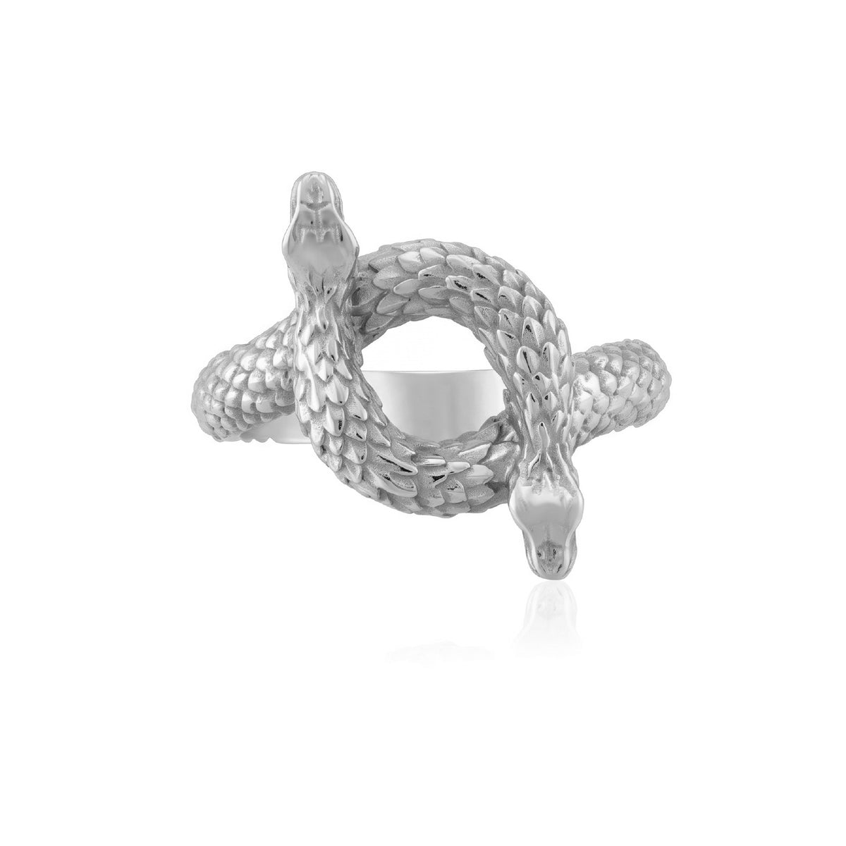 Two-Headed Snake Ring